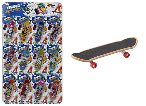 FINGER SKATEBOARD – In blister da 12pz – 12ass…x12…x144